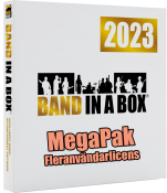Band-in-a-Box 2023 Megapak skollicens 6-25 Mac